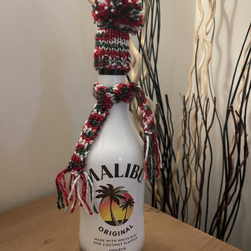 Christmas Bottle Topper Set Knitting Pattern