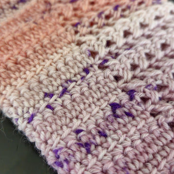 Lilac Lemonade Crochet Socks