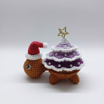 Crochet Pattern Christmas Turtle Pattern,Turtle Crochet Pattern