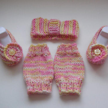 Pretty Headband, Leg Warmers and Shoes Pattern
