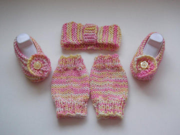 Pretty Headband, Leg Warmers and Shoes Pattern