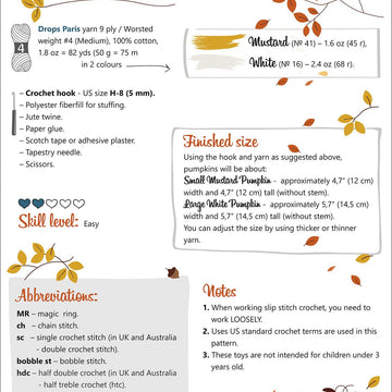 Harvest Bobble Pumpkins