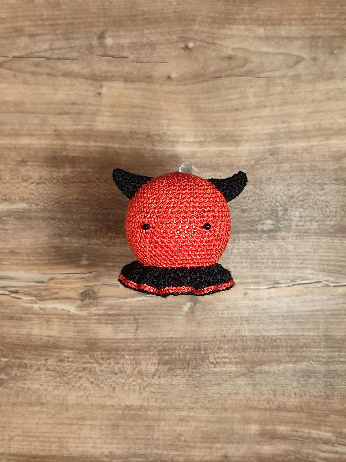 Danny the Devil Crochet Christmas Bauble