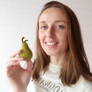 Crochet pear pattern
