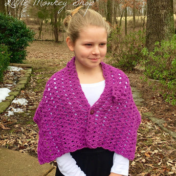 Girls Iris Shawl