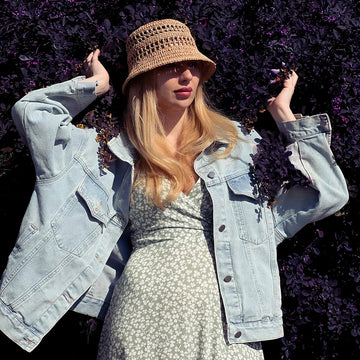 Raffia Bucket hat