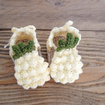015-Pineapple baby shoes