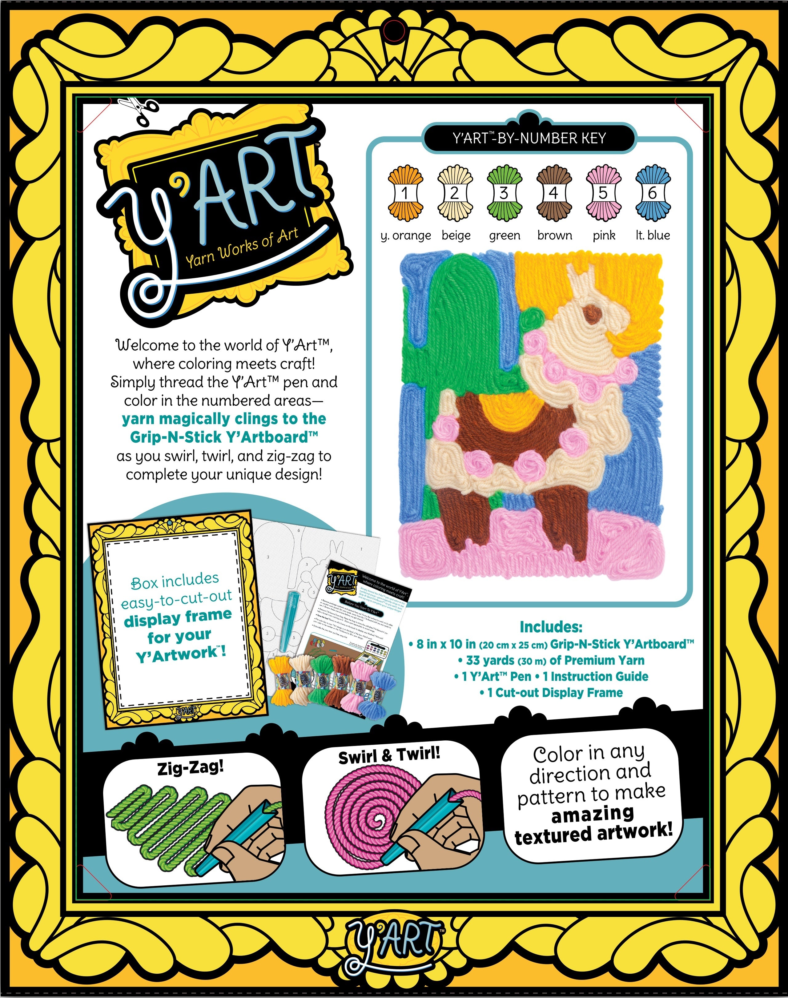Patch Products Y'art Craft Kit - Llama