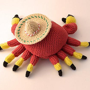 Crab Crochet Pattern, Crab Amigurumi, Sombrero Crab Pattern