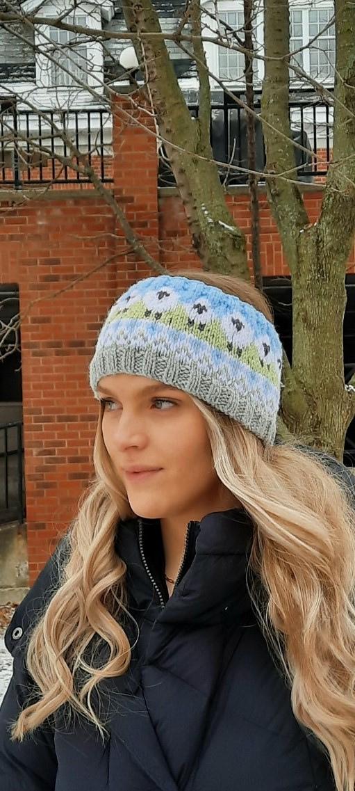 Serena HEADBAND, Sheep in the Pasture Headband