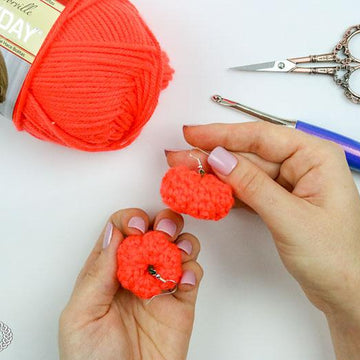 Little 3D Pumpkin Earrings