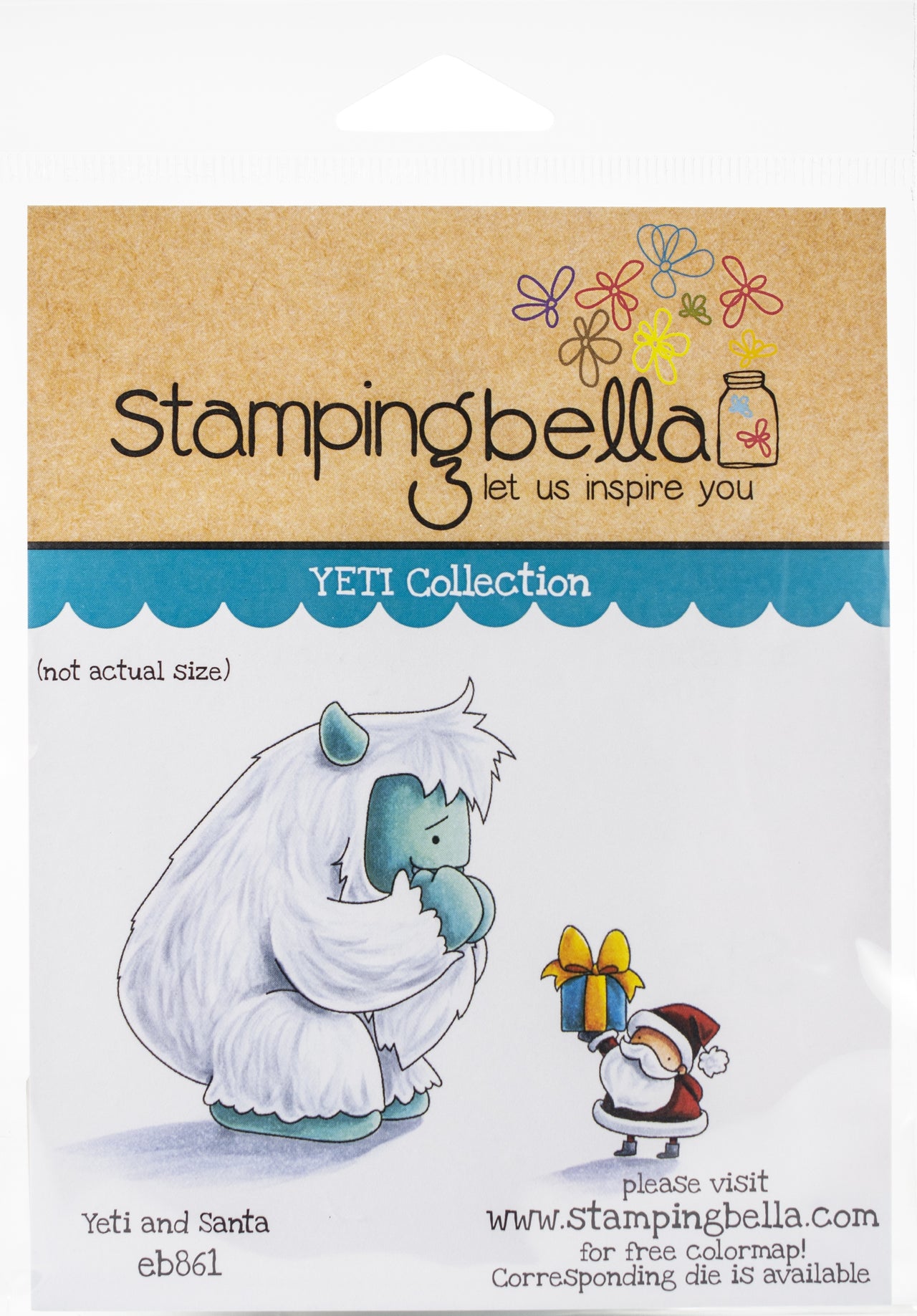 Stamping Bella Cling Stamps - Yeti & Santa