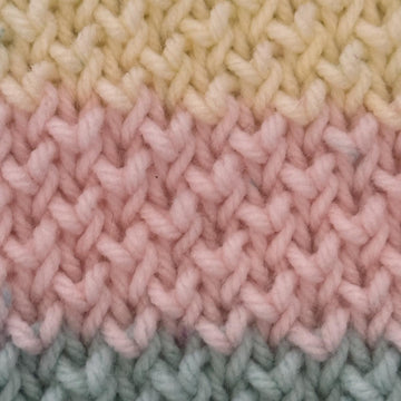 Easy Textured Knitted Blanket