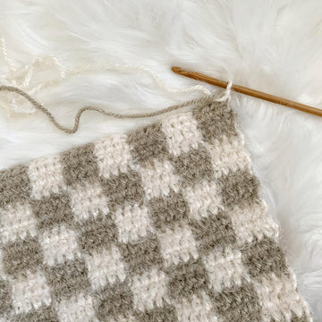 Balanced Checkered Pillow Cover