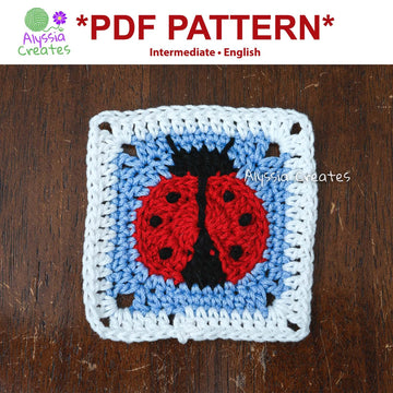 Ladybug Granny Square