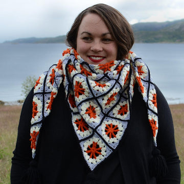 Ferris Wheel Granny Square Shawl