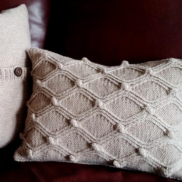 Diamonds & Bobbles Cushion Cover