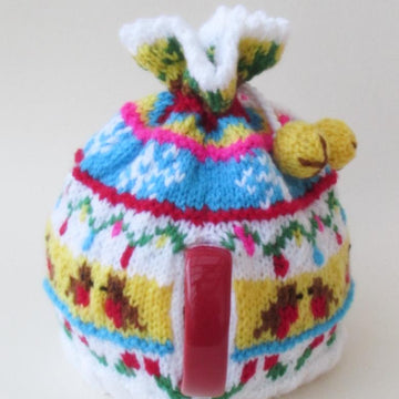 Fair Isle Jingle Bells Christmas Tea Cosy