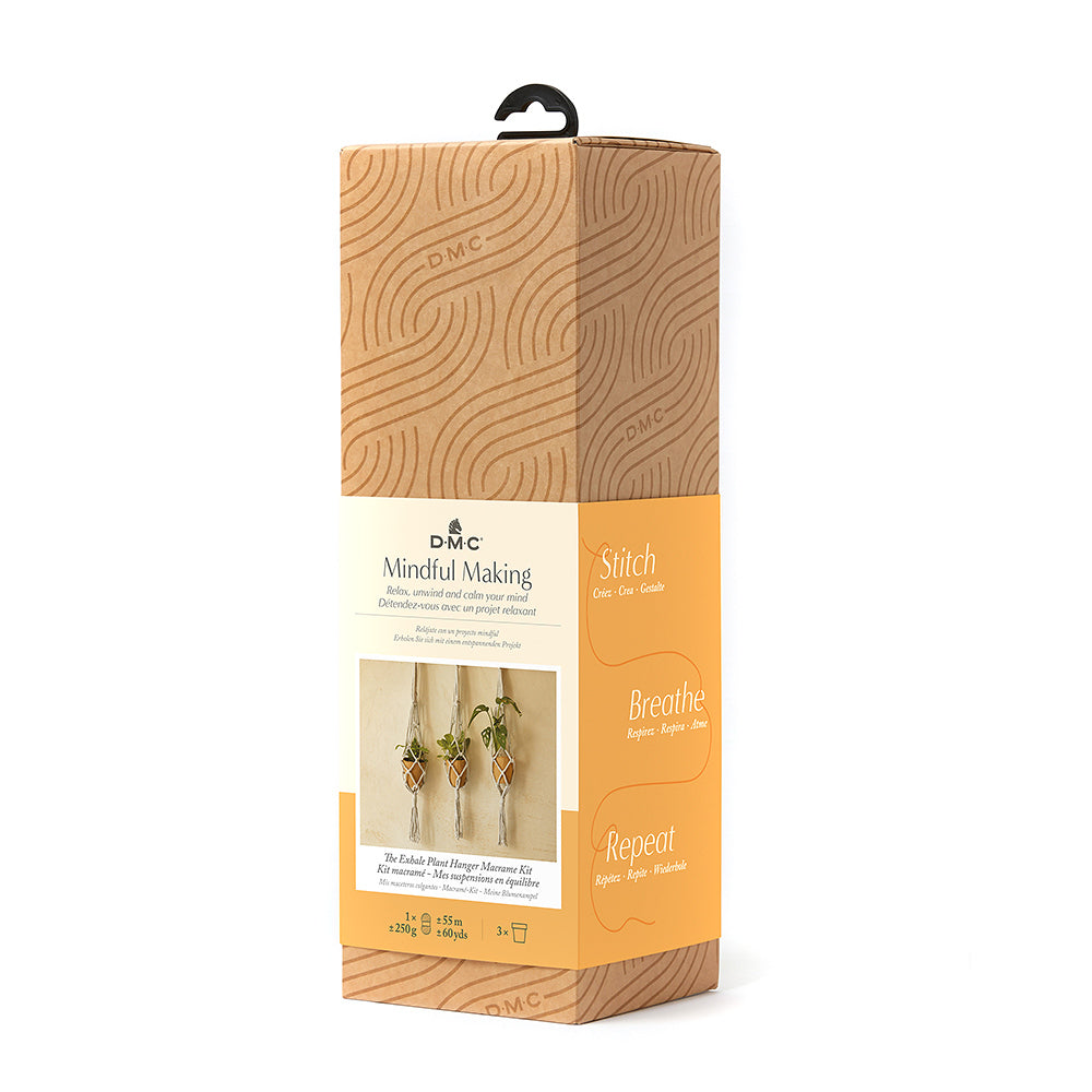 DMC Mindful Making The Exhale Plant Hanger Macrame Kit