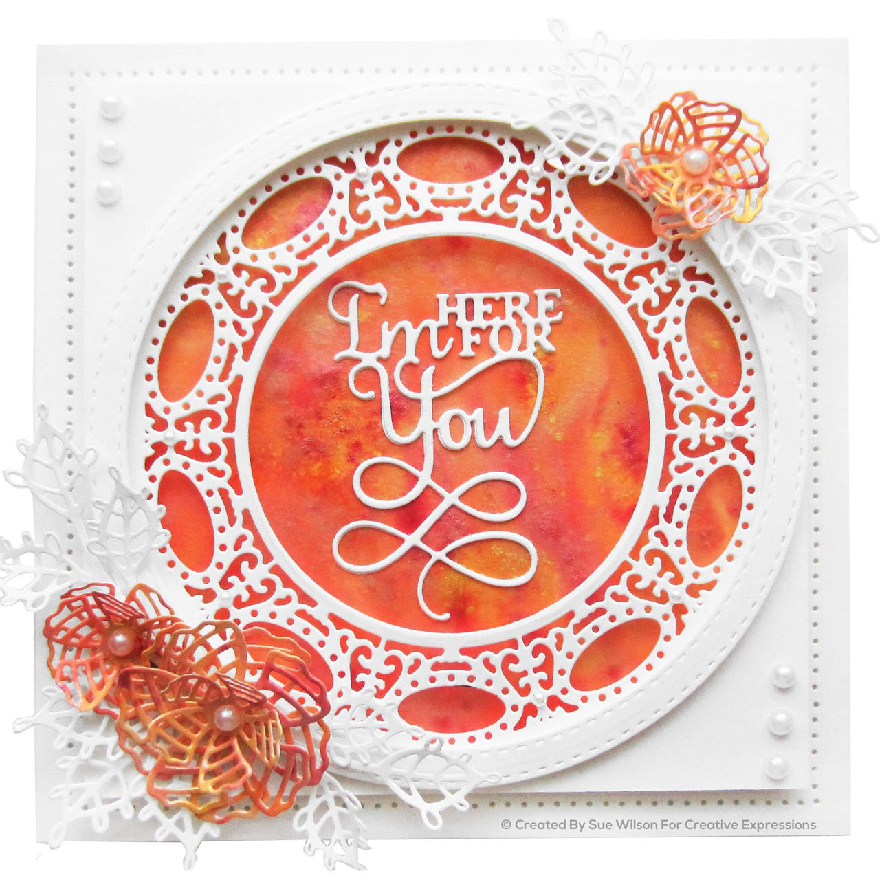Creative Expressions Sue Wilson Mini Expressions I'm Here For You Craft Die