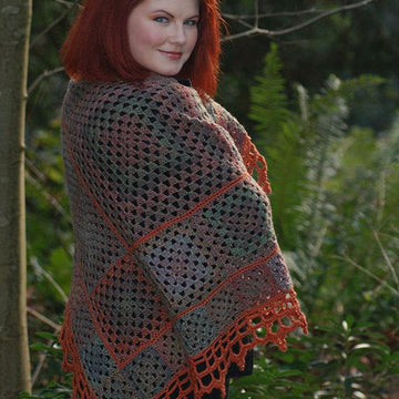 Graduated Granny Mosaic Shawl