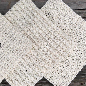 Crochet dishcloth, washcloth pattern - Relax Cloths