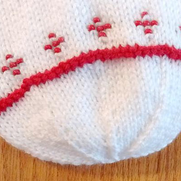 Beaded Diamonds Stocking