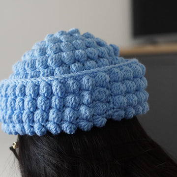Bobbly sailor hat