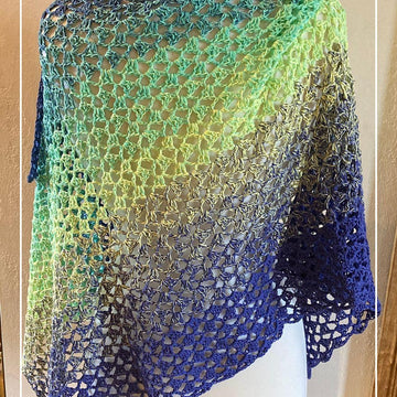 Aurora Borealis Crochet Shawl