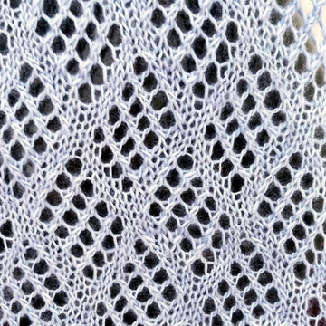 Checkerboard Mesh Lace Scarf