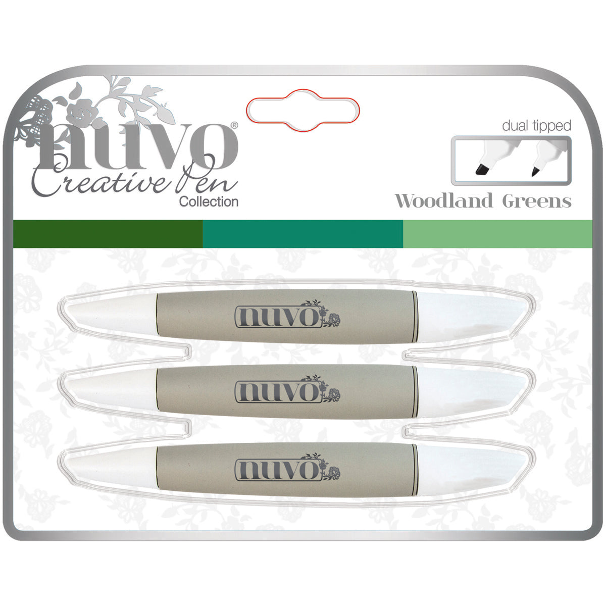Tonic Studios Nuvo Creative Pen Collection - Woodland Greens