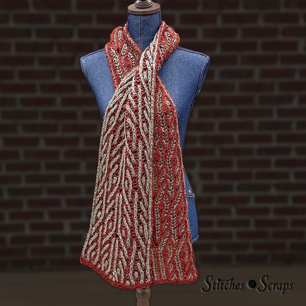 Rust and Shadows Scarf