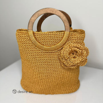 FLORAL HANDLE BAG
