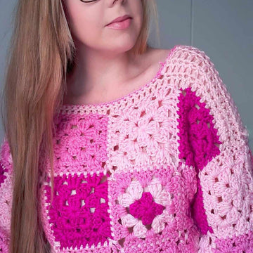 Crochet Granny Square Sweater Pattern