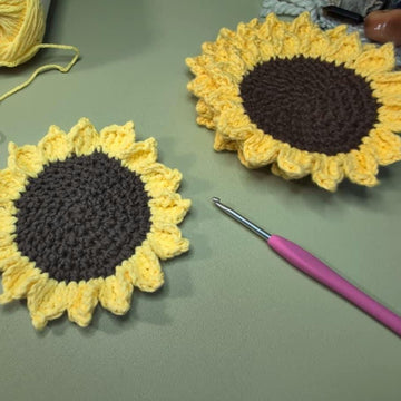 Sunflower Coasters