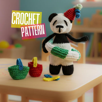 Crochet Amigurumi Panda Party toy