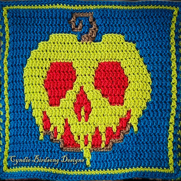Poison Apple overlay mosaic square