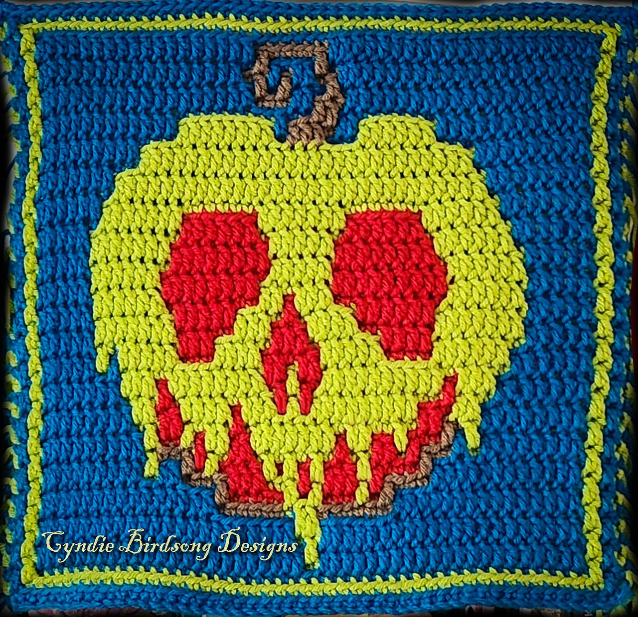 Poison Apple overlay mosaic square