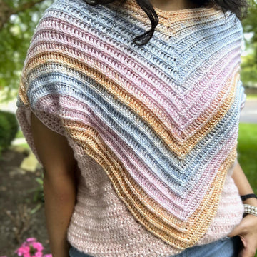 V-Snug Oversized Crochet Tee