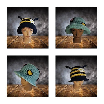 Bucket Hats, Bee and Hearts