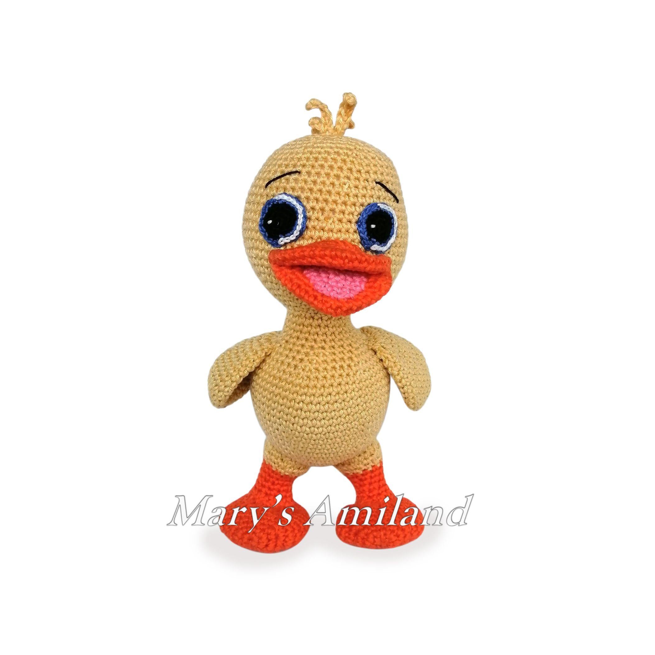 Livio Duckling the Ami - Amigurumi Crochet Pattern