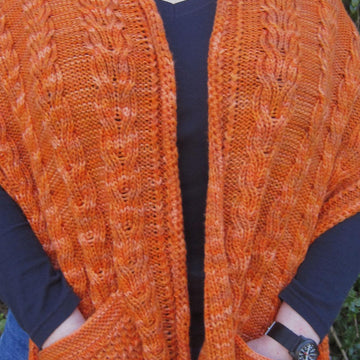 Warm Castlebar Pocket Shawl