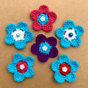 Flower applique IV by HueLaVive