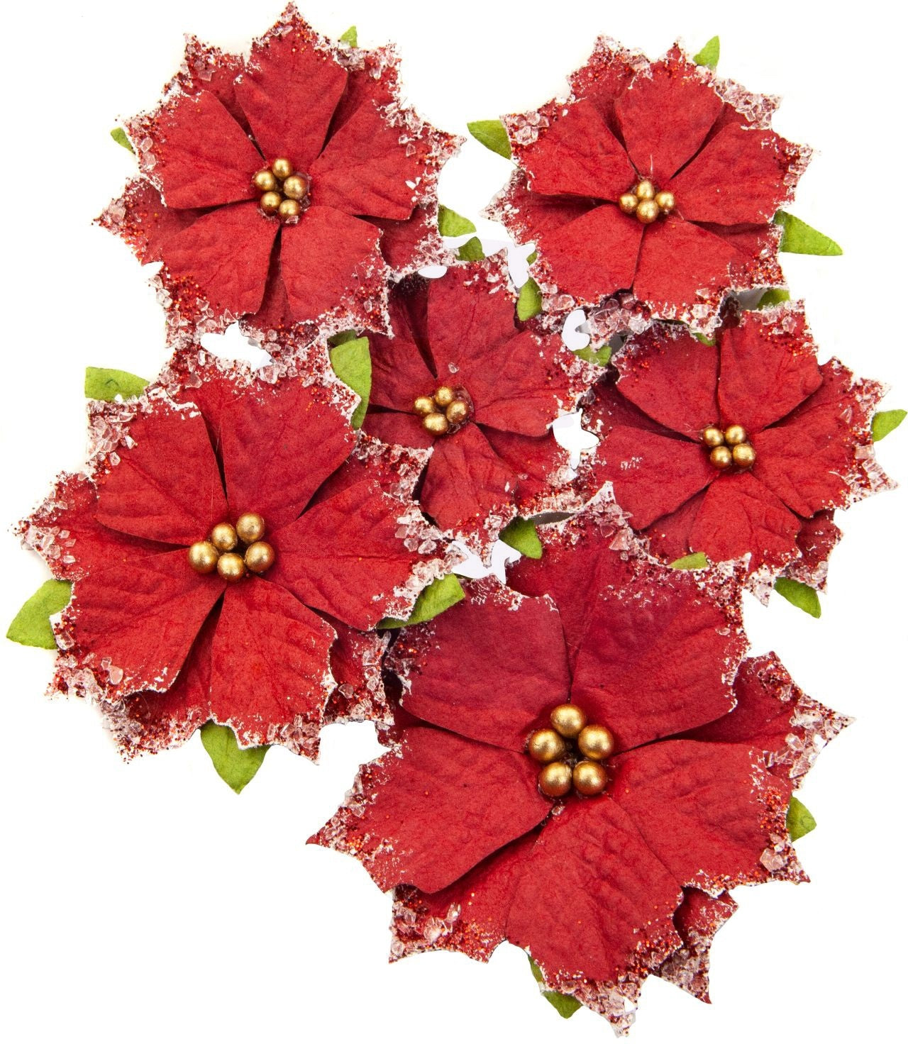 Prima Marketing Mulberry Paper Flowers - Christmas Cheer/Christmas In The Country