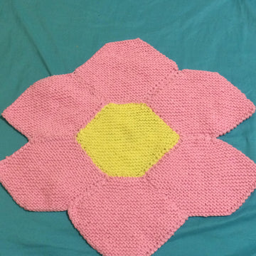 Beautiful Patchwork Flower Lovey Baby Blanket Pattern
