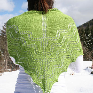 Green Hills and Valleys Shawlette
