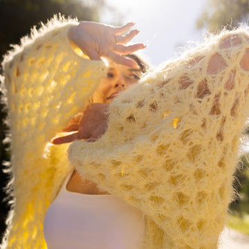 Hexagon cardigan