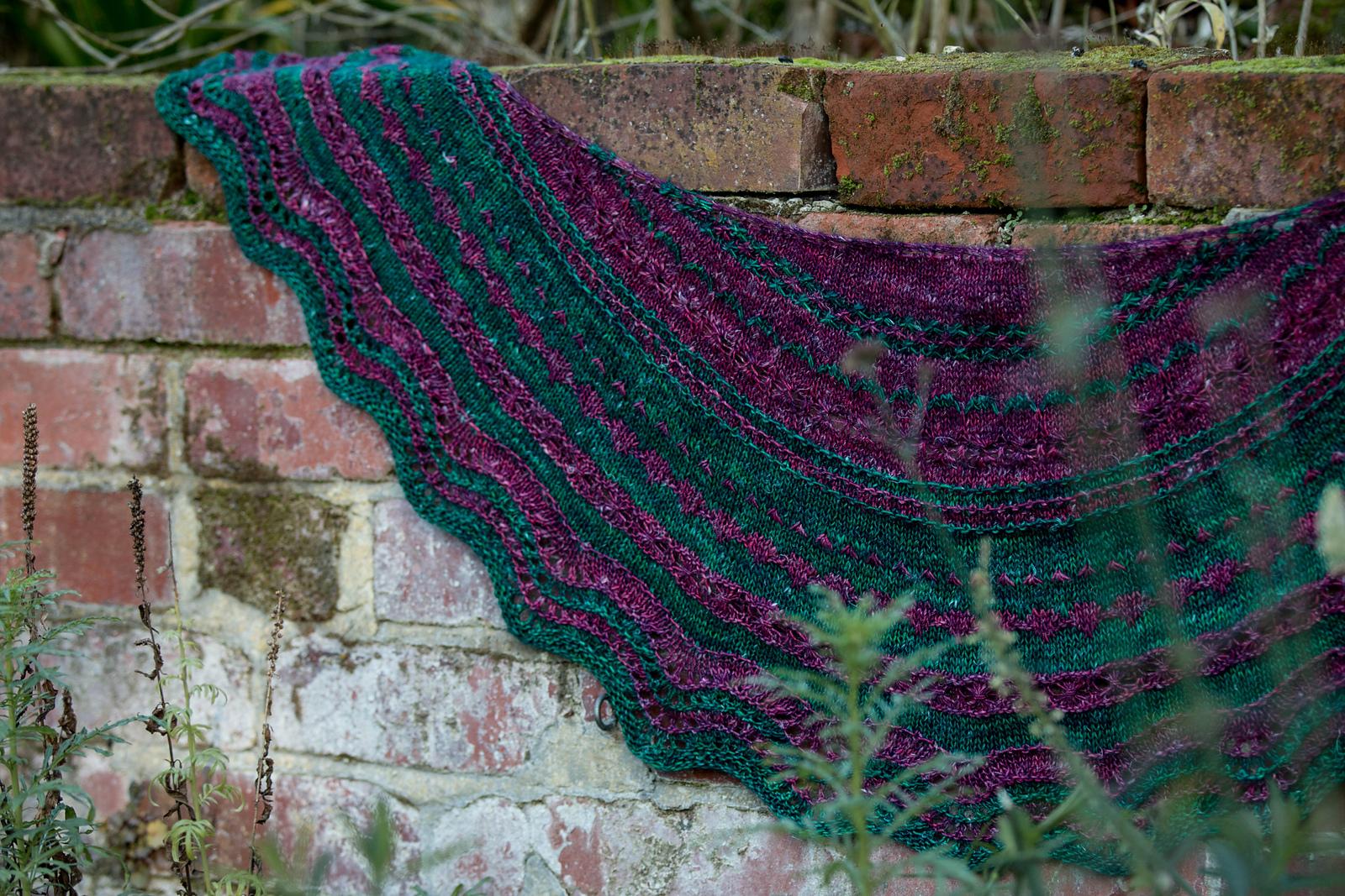 Dandelion Stitch Sampler Shawl