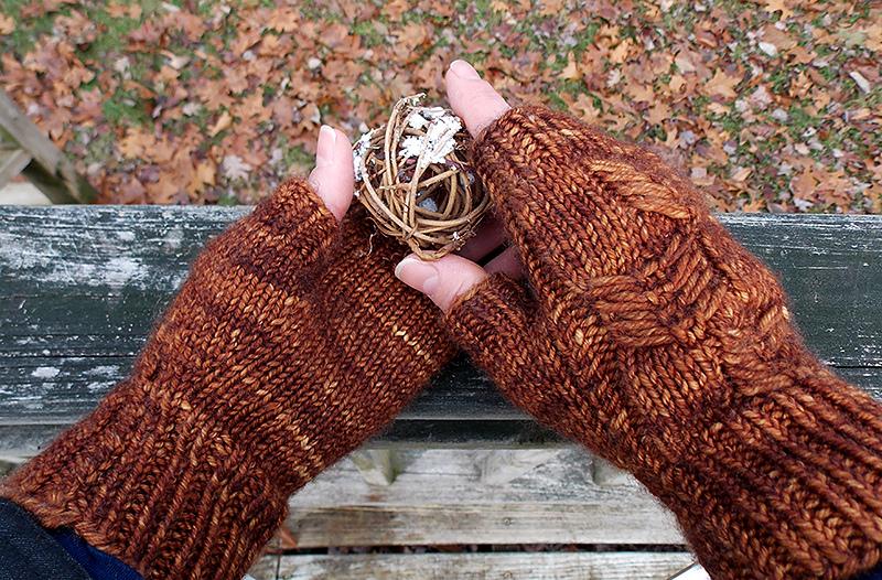 Broken Reflection Mitts