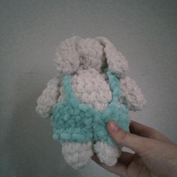 Crochet Bunny With Overalls